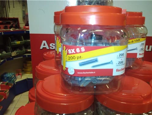 FISCHER ITALIA - FIS00518955 SX 6 S(BARAT.PROPACK 200PZ+SDS