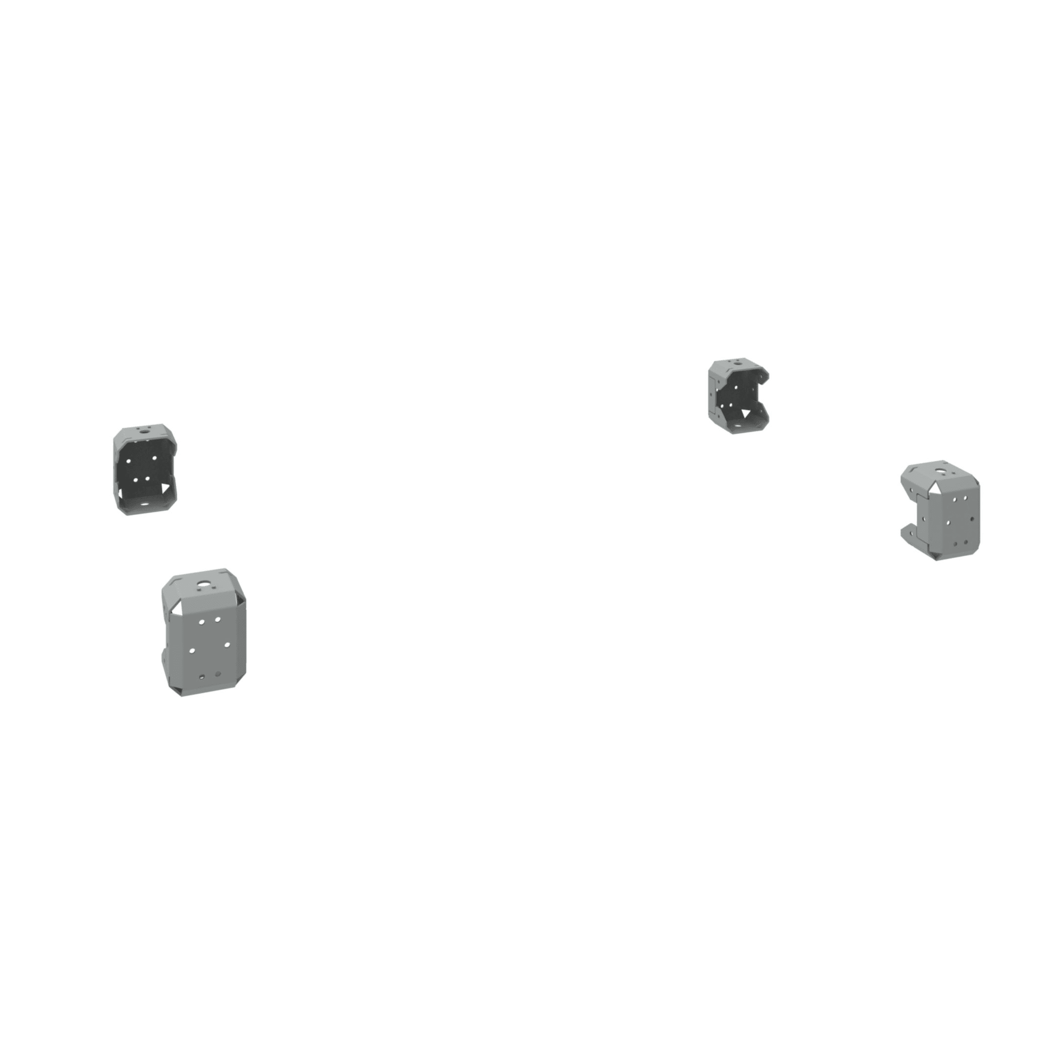 HAGER - HAGFN000PL KIT DI 4 ANGOLARI PER ZOCCOLO H100 Q.EVO