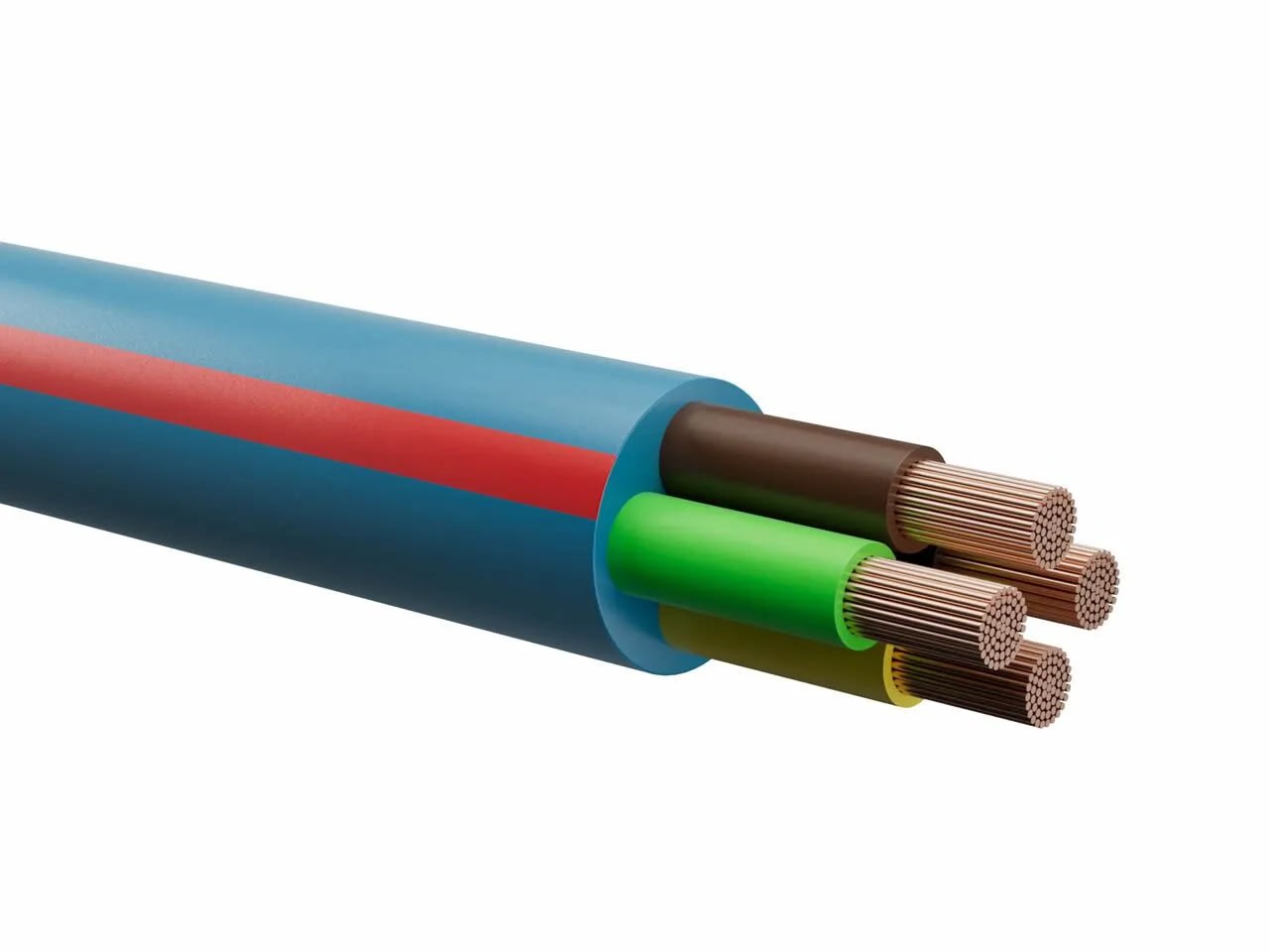 BERICA CAVI SPA - BECB8003150M FROR CEI UNEL 36762 - 3G1,5 BLU EST