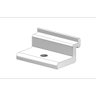 ALUSISTEMI - ALUFTL0778 MORSETTO FERMALONGHERONE HP - SENZA VITE