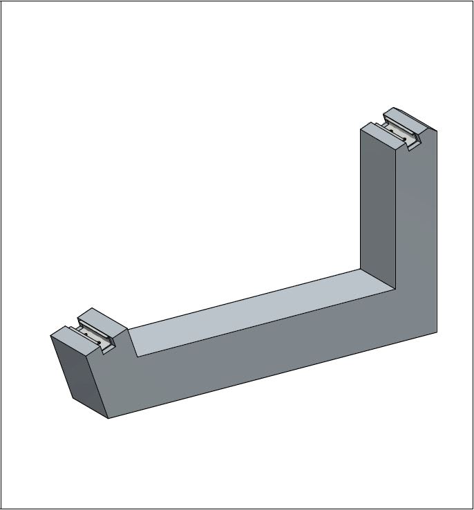 ALUSISTEMI - ALUFTM3500 SUPPORTO ZAVORRA IN CALCESTRUZZO - MODUL