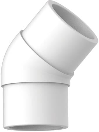 AQUATECNIK SPA - AQK63532U GOMITO 45° A CODOLO LUNGO - SDR 11 250