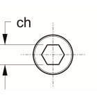TEKNOMEGA SRL - TKGFVT1345 VITE TCEI INOX M10X25 +RONDELLA