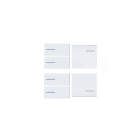 EELECTRON SPA - EEXBK42FX-0032 KIT 4SX+2DX TASTI FENIX BIANCO 0032-LINE