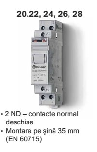 FINDER SPA - FIN202280080000 RELE AD IMPULSI 17.5MM 2NO 16A