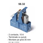 FINDER SPA - FIN583290240050SPA INTERFACCIA MODULARE A RELÈ 2 CONTATTI 10A