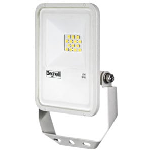 BEGHELLI - BEG86179 FL LED 10W WHITE IP66 SENS 4K
