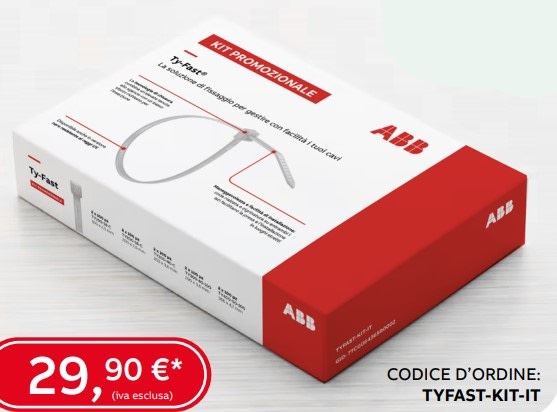 ABB SPA - ABBTYFAST-KIT-IT KIT PROMO FASCETTE TY-FAST NAT
