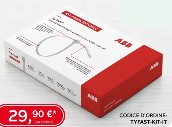 ABB SPA - ABBTYFAST-KIT-IT KIT PROMO FASCETTE TY-FAST NAT