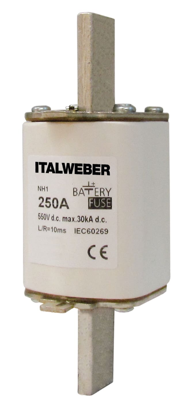 ITALWEBER SPA - ITW1677200 FUS NH-1 200A 550V DC PER BATTERIE