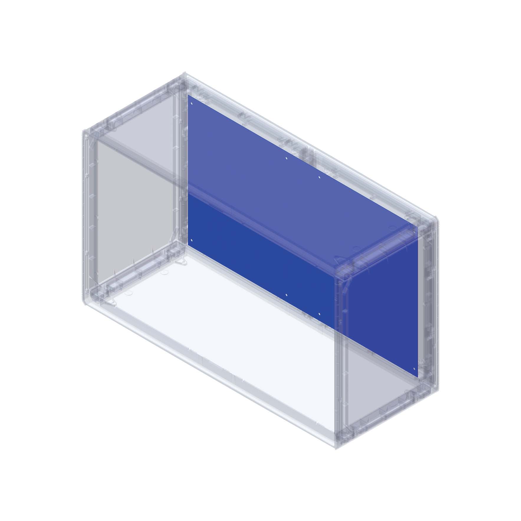 CONCHIGLIA - CON095771077 Acc. per Serie GRAFI 12 - Piastra di fondo, in acciaio spessore 2mm, per vano altezza 1340 mm