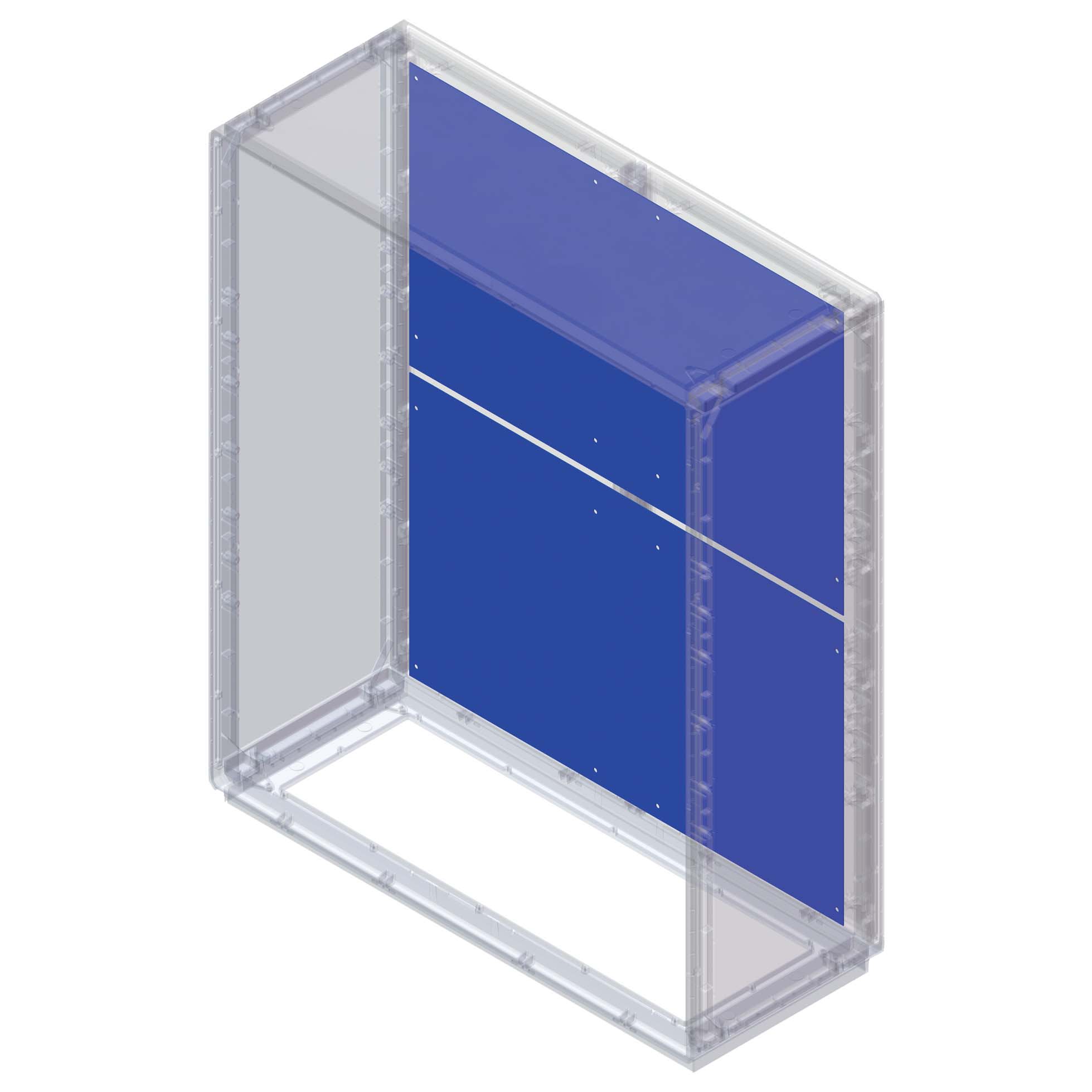 CONCHIGLIA - CON095771242 G12/4/PP PIASTRA DI FONDO IN PVC