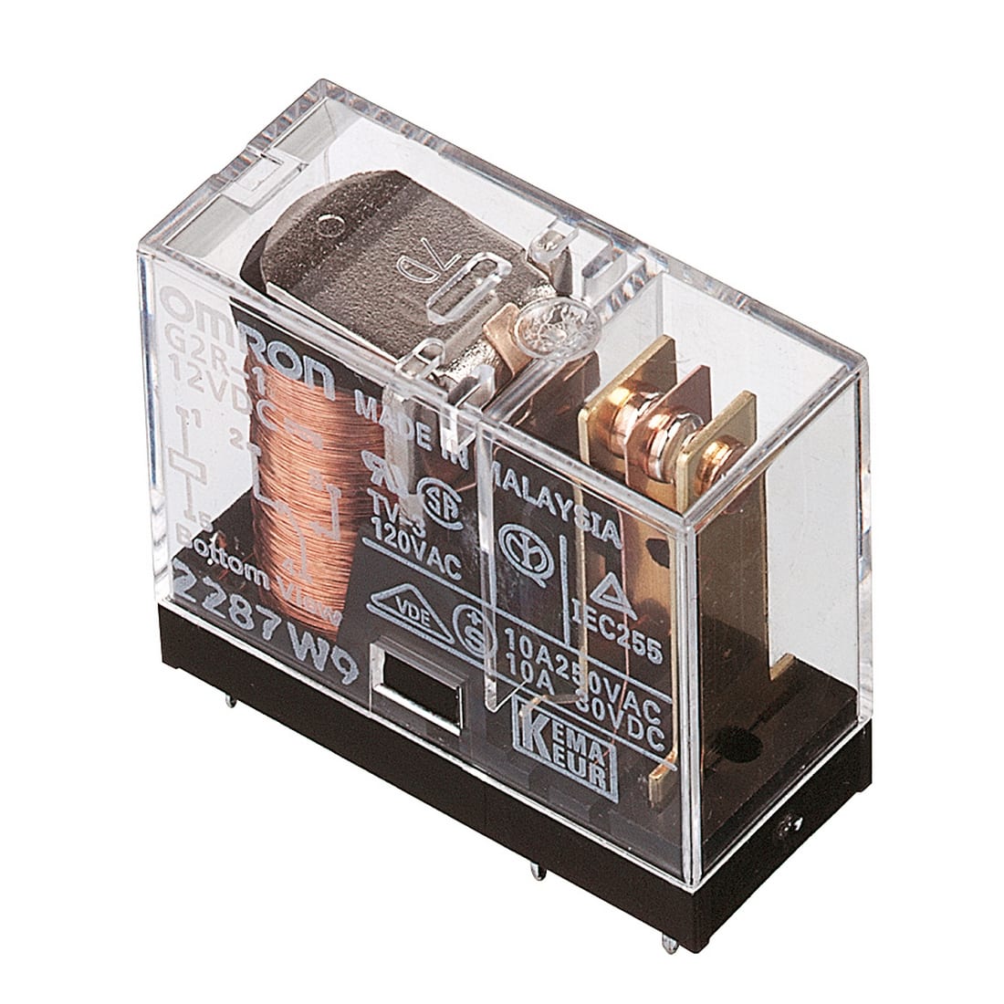 OMRON - OMRG2R112DC-1255900 REL - VERTICALE 1 CONTATTO 10A/250 VC.A.