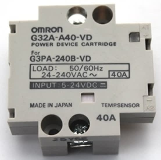 OMRON - OMRG32AA40VDDC524-1 RELE- CARTUCCIA RICAMBIO G3PA 40A.240V