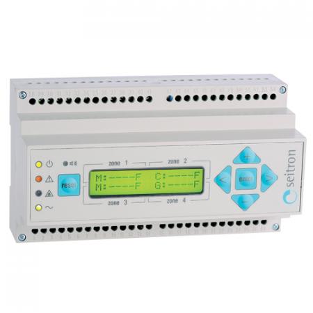 STS ELETTRONICA SRL - STSG32N CENTRALE BUS RILEVAZIONE GAS 32 ZONE