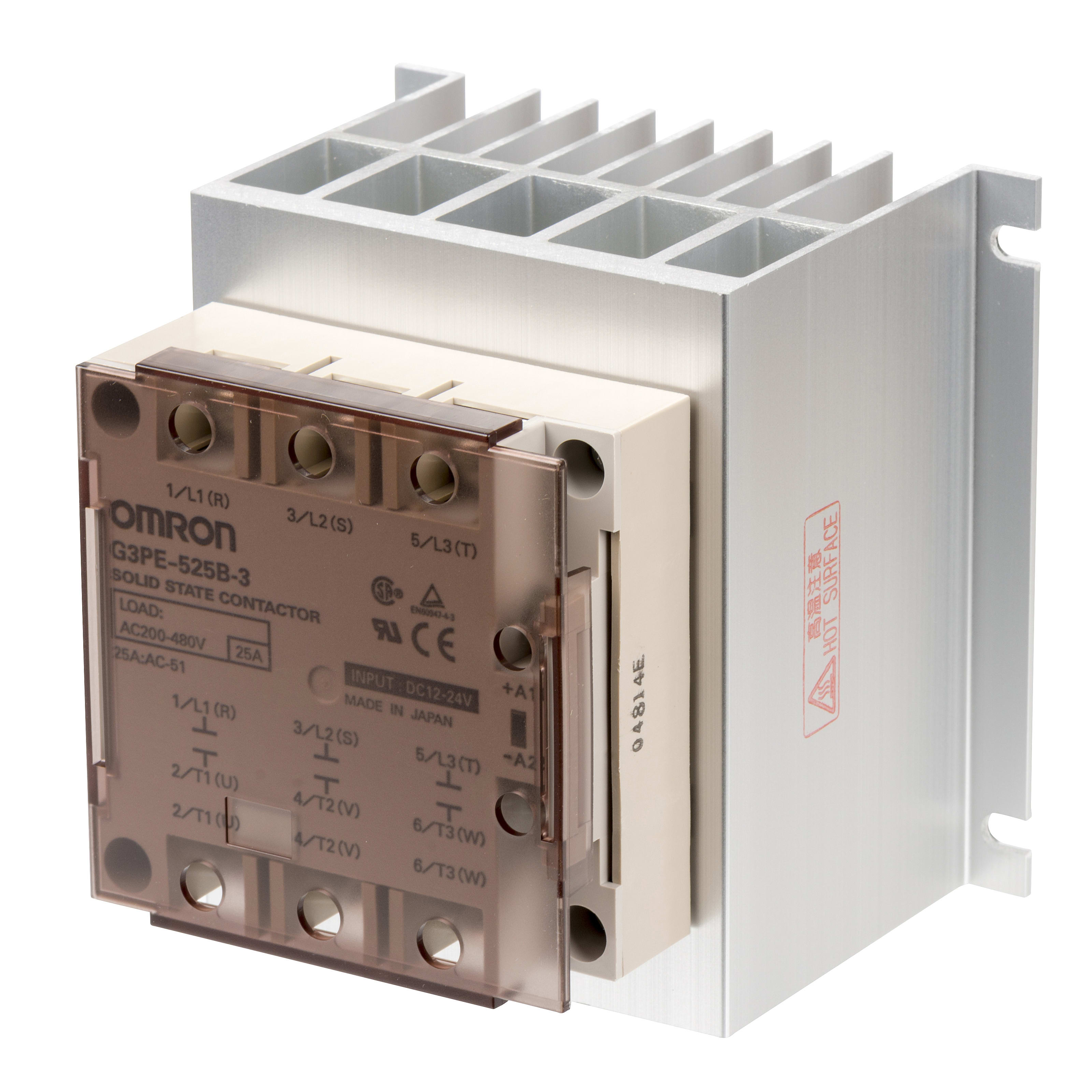 OMRON - OMRG3PE525B3DC1224 RELE- STATICI TIFASE 25A/200..480VC.A