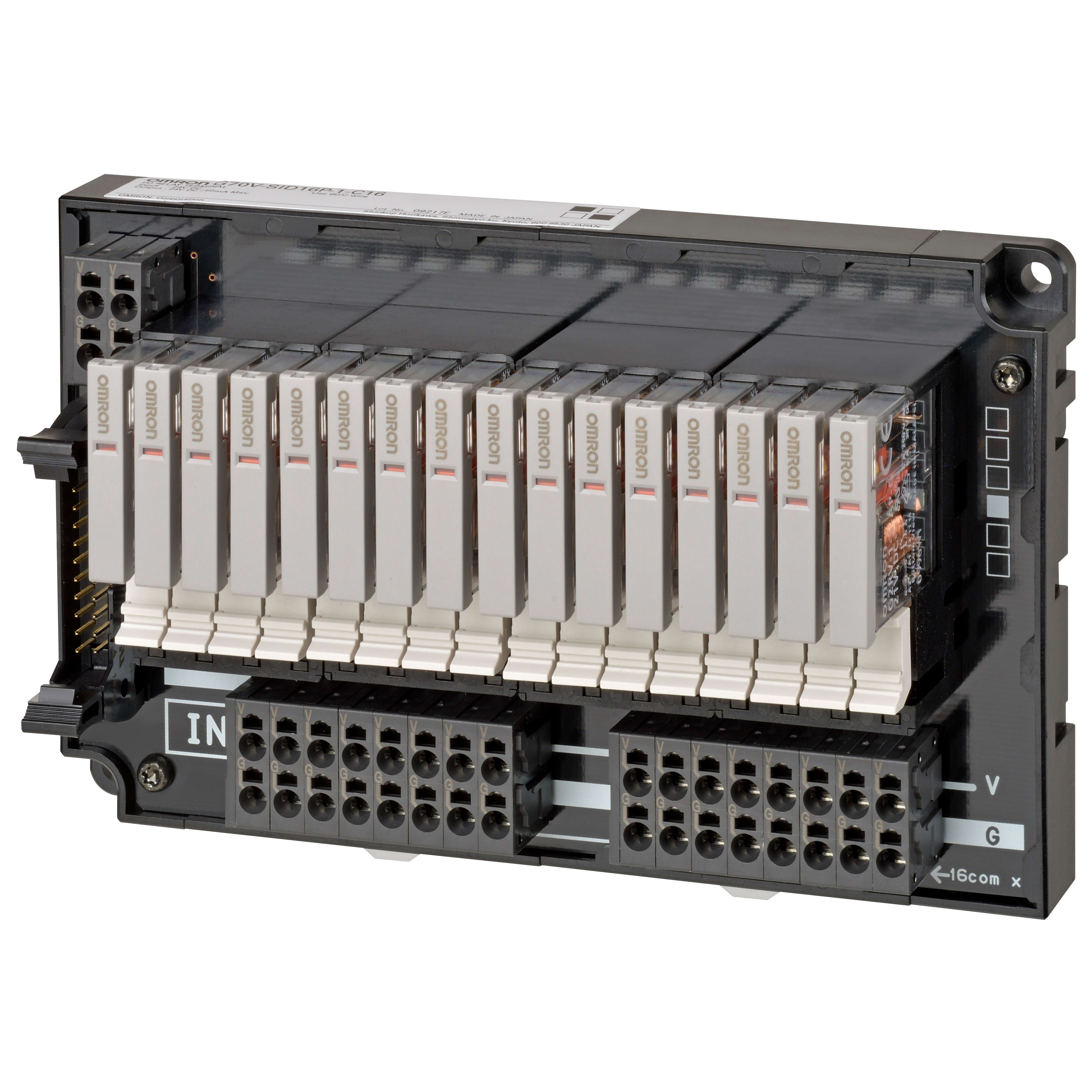OMRON - OMRG70VSID16P1C16 Interfaccia a relè, uscita PLC, 16 canali,