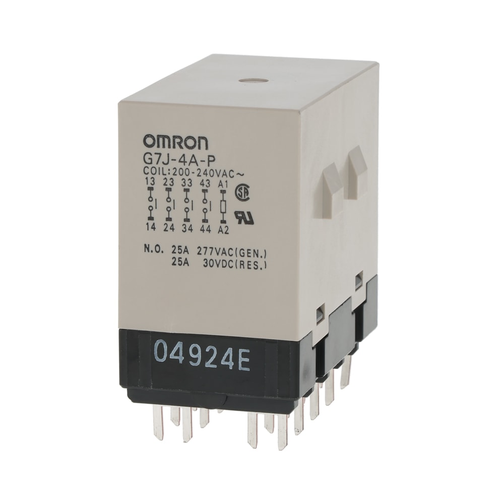 OMRON - OMRG7J4AP200240AC rele-4SPNO 25 A220 Vca.cs