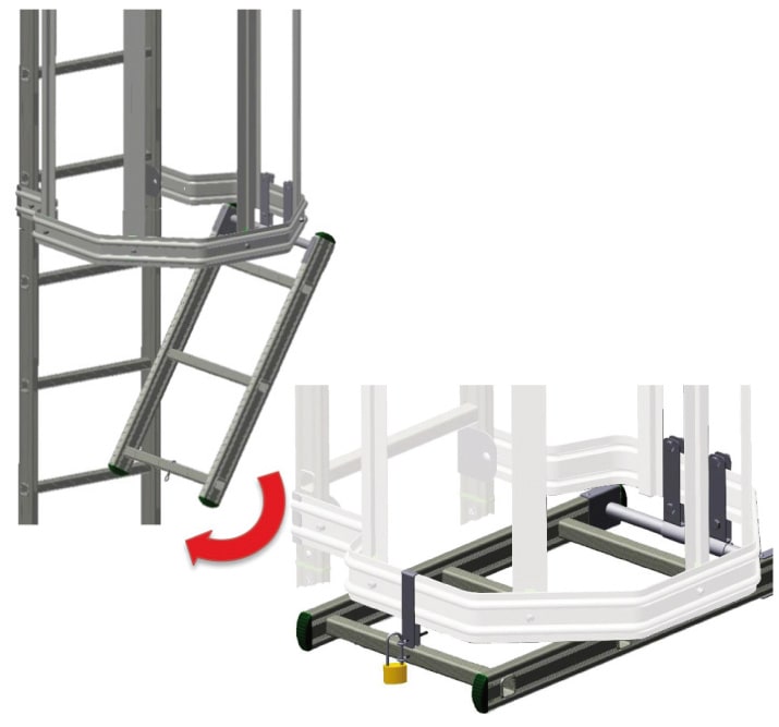 FACAL SRL - FAFGA-INTRUSIONE CHIUSURA ACCESSO - SCALA GABBIA