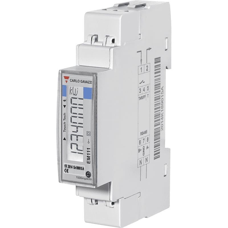 CARLO GAVAZZI - GAVEM111DINAV81XS1X EM111DIN AN/KWH 32A UN230V AUT + RS485
