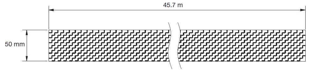 CARLO GAVAZZI - GAVERT50 BANDA RIFLETTENTE L=45,7M H=50MM