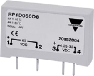 CARLO GAVAZZI - GAVRP1D060D4 RELE STATICO MONOF. PER PCB PER CORRENTI