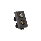 FAIT SRL - FIT5121303 GCN/FM - PRESA DOP FF+IECM COMP. GEWISS CHORUS NERA