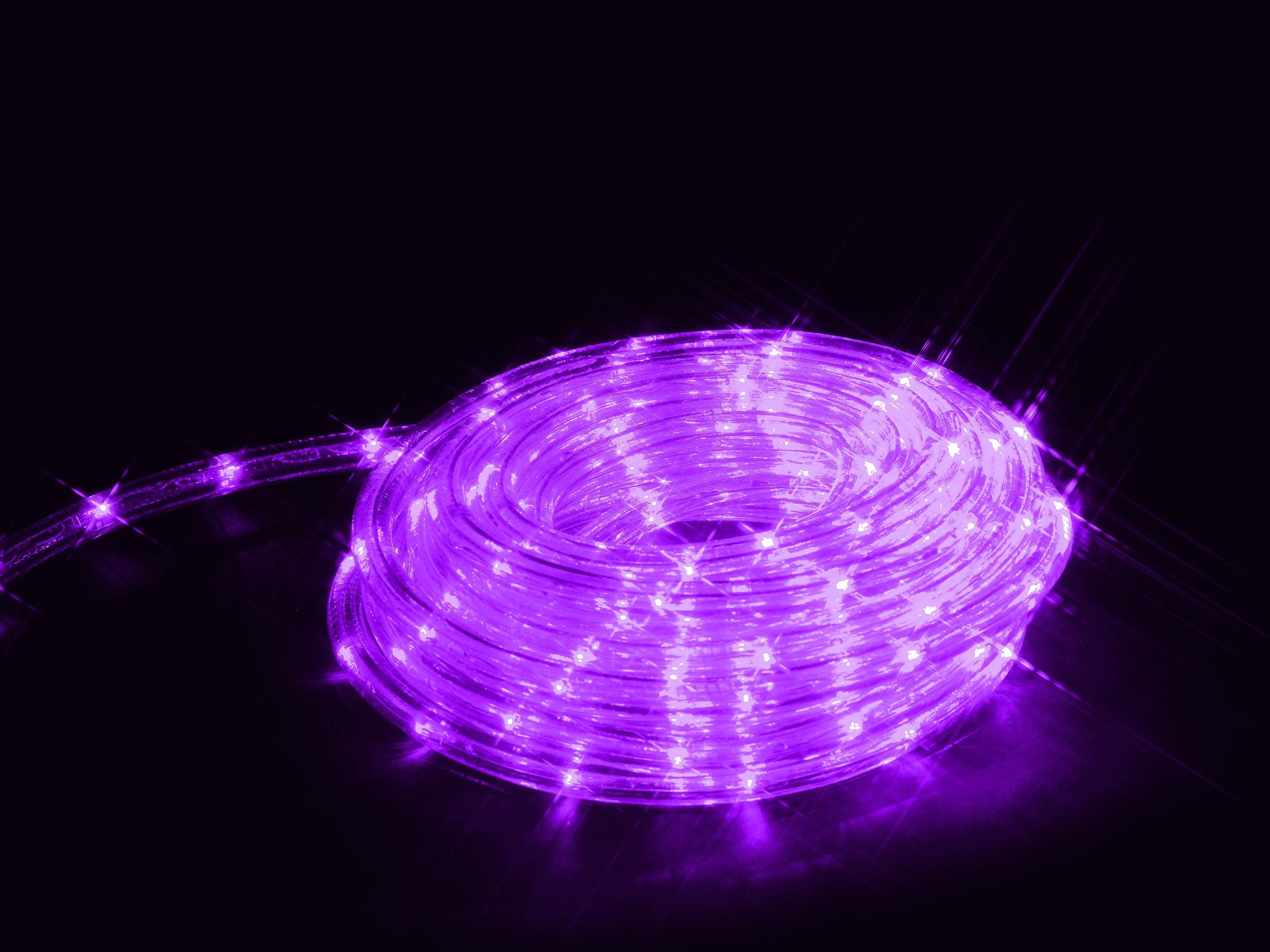 GIOCOPLAST NATALE SP - GCP15410734 TUBO 144 LED MT.6 VIOLA C/GIOCHI LUCE