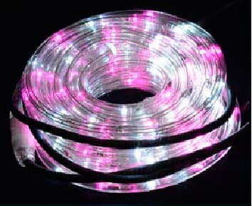 GIOCOPLAST NATALE SP - GCP15412243 TUBO 144 LED MT.6 BIANCO-ROSA