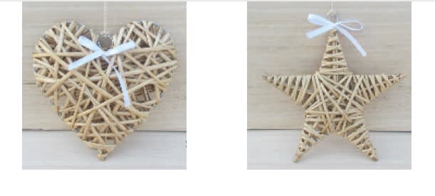 GIOCOPLAST NATALE SP - GCP32612269 PENDENTE RATTAN NATURALE