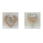 GIOCOPLAST NATALE SP - GCP32612271 PENDENTE RATTAN CUORE NATURALE