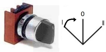 ABB SPA - ABBP9MSMZ1N SELETTORE 3 POS. RIT.MOLLA SIN-CENT NERO