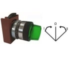 ABB SPA - ABBP9MSLZ3V 3 POS. SELETTORE LUMIN. RIT.MOLLA C VERDE