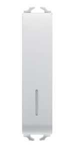 GEWISS - GEWGW10022 INTERRUTTORE UNIPOLARE 250V ac - 10AX ILLUMINABILE - CON DIFFUSORE - 1/2 MODULO - BIANCO LUCIDO - CHORUSMART
