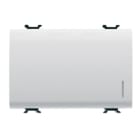GEWISS - GEWGW10042 INTERRUTTORE UNIPOLARE 250V ac - 16AX ILLUMINABILE - CON DIFFUSORE - 3 MODULI - BIANCO LUCIDO - CHORUSMART