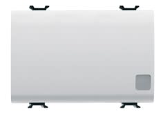GEWISS - GEWGW10113 INVERTITORE UNIPOLARE 250V ac - 16AX ILLUMINABILE - CON LENTE NEUTRA SOSTITUIBILE - 3 MODULI - BIANCO LUCIDO - CHORUSMART