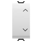 GEWISS - GEWGW10122 COMMUTATORE BIPOLARE - 250V ac - 10AX - NEUTRO - SIMBOLO SU-GIU' - 1 MODULO - BIANCO LUCIDO - CHORUSMART