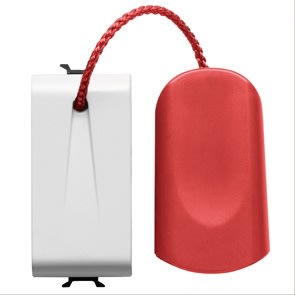 GEWISS - GEWGW10136 PULSANTE UNIPOLARE 250V ac - NA 16A - TIRANTE - 1 MODULO - BIANCO LUCIDO - CHORUSMART