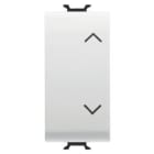 GEWISS - GEWGW10140AB PULSANTE UNIPOLARE 250V ac - NA+NA 10A - CON INTERBLOCCO - TASTO NEUTRO CON SIMBOLO SU-GIU' - 1 MODULO - BIANCO LUCIDO - ANTIBATTERICO - CHORUSMART