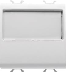 GEWISS - GEWGW10191 PULS.2M 1P NA 10A TARGA PORTAN.ILL.B.