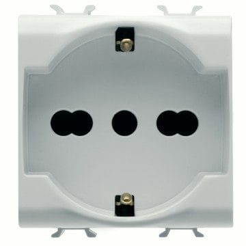GEWISS - GEWGW10204AB PRESA 2M 2P+T 16A BIV. ST.ITA./TED. AB