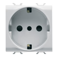 GEWISS - GEWGW10205 PRESA 2M 2P+T 16A P30 ST.ITA./TED.BIANCO