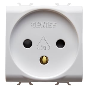 GEWISS - GEWGW10281 PRESA 2M 2P+T 16A ST.ISRAELIANO BIANCO