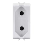 GEWISS - GEWGW10282 PRESA STANDARD ISRAELIANO - 250 V ac - 2P 10 A - 1 MODULO - BIANCO LUCIDO - CHORUSMART