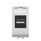 GEWISS - GEWGW10459 PRESA USB - 1 MODULO - BIANCO LUCIDO - CHORUSMART