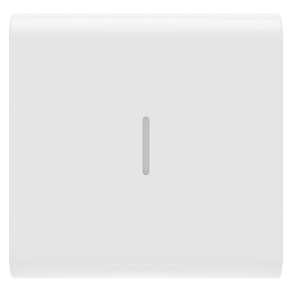 GEWISS - GEWGW10556S TASTO INTERCAMBIABILE PER COMANDI ASSIALI - CON DIFFUSORE - 2 MODULI - BIANCO LUCIDO - CHORUSMART