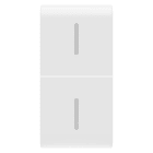 GEWISS - GEWGW10557S TASTO INTERC.2 DIFFUSORI 1M BIANCO