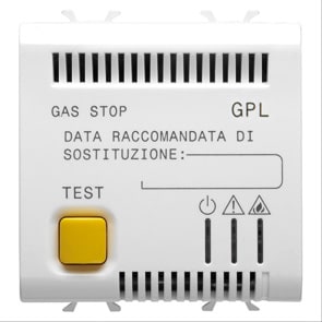 GEWISS - GEWGW10711 RIVELATORE GPL - 12V ac/dc - 2 MODULI - BIANCO LUCIDO - CHORUSMART