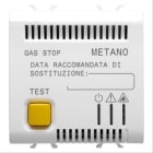 GEWISS - GEWGW10712 RIVELATORE GAS METANO - 12V ac/dc - 2 MODULI - BIANCO LUCIDO - CHORUSMART