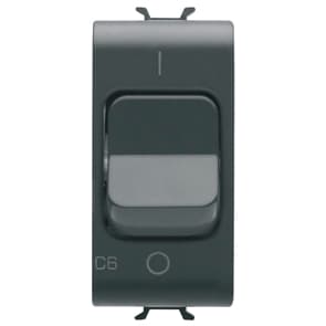 GEWISS - GEWGW12466 INT.AUT.MAGN.1P+N C6 3KA 230V AC 1M NERO